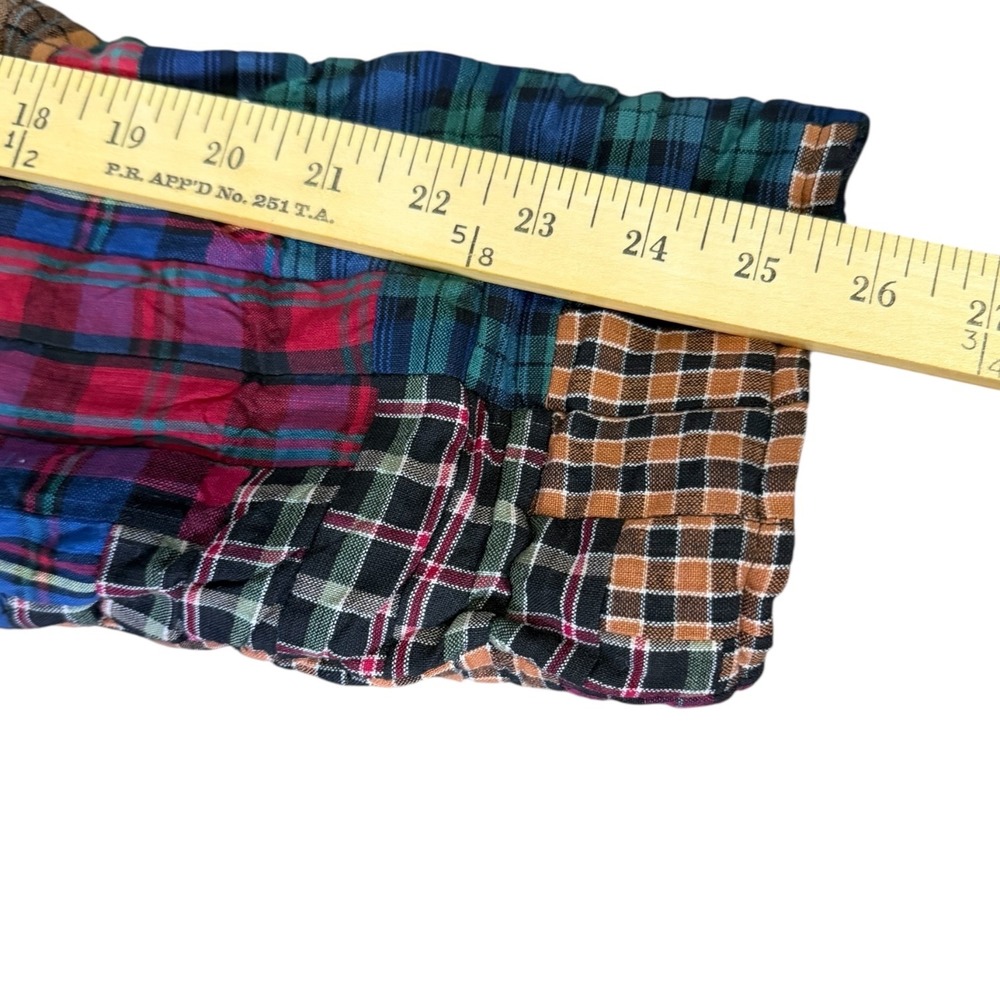 Patch Magic Quilted Plaid Button Up Jacket Women'… - image 8